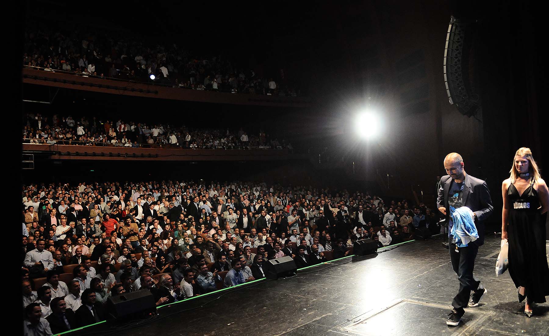 Pep Guardiola en el Gran Rex